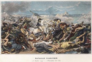 Mısır Seferi (Seferi) (1798-1801): Joachim Murat (1767-1815) Aboukir Savaşı sırasında, 25 Temmuz by Unknown artist