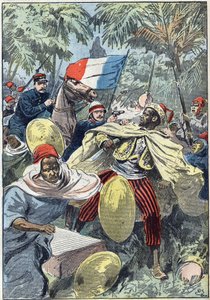 Yüzbaşı Gouraud ve Teğmen Jacquin tarafından, Sudanlı lider ve Afrika