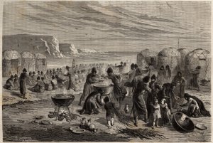 Kauda-yoli (cauda yoli), yıllık Türkmen dini bayramı, aileyi ve kuyruğa Allah