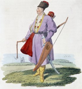Orta Asya savaşçısı, deb. 19. yüzyıl by Unknown artist