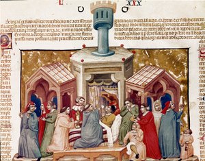 Viatica töreni ölene verir (Minyatür by Unknown artist