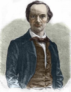 Charles Baudelaire (1821-1867), Fransız yazar. by Unknown artist