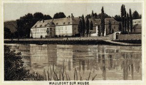 Chateau de Waulsort sur Meuse, Valon Bölgesi, Belçika. by Unknown artist