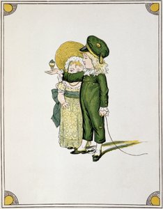Üstte oynayan çocuklar - çizim by Unknown artist