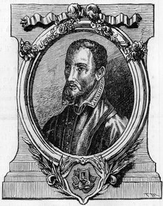 Christophe Plantin. 1514-1589. Fransız kökenli Antwerp yazıcı. 19. yüzyıl gravürü. by Unknown artist
