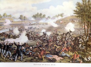 İç Savaş (1861 - 1865), Amerikan İç Savaşı 21/7/1861: Birinci Boğa Koşusu Savaşı veya Birinci Manassas Savaşı: Virginia, General Beauregard