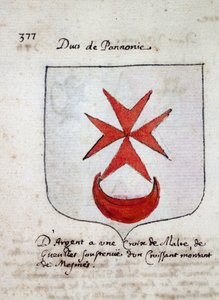 Pannonia Dükü arması - sd 19. yüzyıl by Unknown artist