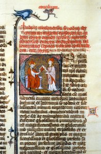 Kalsedon Konseyi, 451 - Orta Çağ Minyatür (ref. 365, 428r). Toulouse Kütüphanesi (tel: 05 62 27 66 66) by Unknown artist