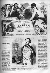“” Albert Savarus “” romanı için kapak by Unknown artist
