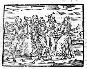 Şeytanla Dans Francesco Guaccio “” Compendium Maleficarum” Milan 1608 by Unknown artist