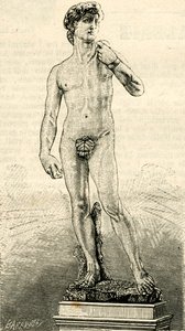 Davut, Michelangelo Buonarroti (1475-1564), Piazza della Signoria, Floransa, Toskana, İtalya by Unknown Artist