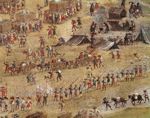 La Rochelle kuşatması sırasında Richelieu