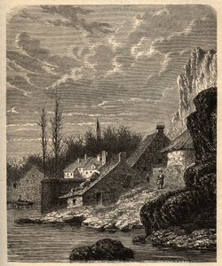 Douarnenez - Finistere - Brittany - “” PATRIE” üzerine gravür - AÇIKLAMA PECTURESSE DE LA FRANCE EN 6 CİLT LUCIEN HUARD TARAFINDAN - 19. yüzyıl sonu by Unknown artist
