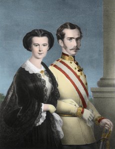 Avusturya İmparatoru 1. François Joseph (Habsburg François-Joseph) ve Avusturya İmparatoriçesi Elisabeth (Sissi) - Avusturya I. Franz Joseph