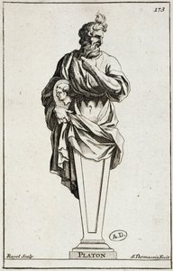 Platon heykelinin gravürü by Unknown artist