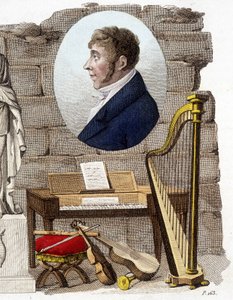 Etienne Mehul, Fransız besteci ve orgcu (1763-1817). by Unknown artist