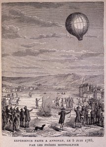 Montgolfier Brothers tarafından 5 Haziran 1783