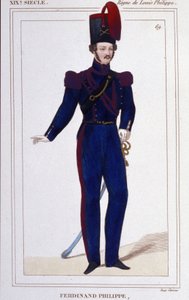 Ferdinand Philippe (Ferdinand-Philippe) Louis, Chartres Dükü, ardından Orléans Dükü (1810-1842). Fransız Prensi, Fransa Kralı Louis Philippe 1er