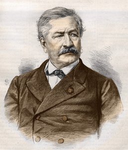 Ferdinand de Lesseps (1805 - 1894), gravür, Bianchetti koleksiyonu by Unknown artist
