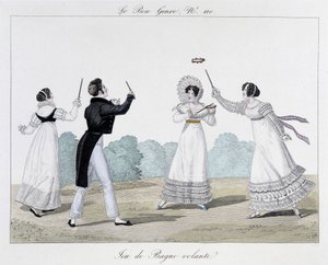 Uçan halka oyunu - “İyi Tür”de, No. 110, 19. yüzyılın başları by Unknown artist