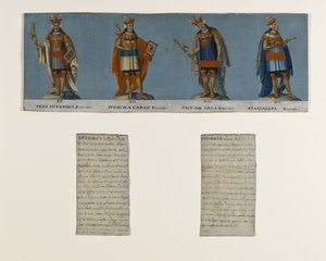 Dört İnka Kralı: Tupac Yupanqui, Huayna Capac, Huascar Inca, Atahualpa, 19. yüzyılın başları by Unknown