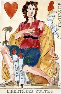 İbadet Özgürlüğü - Devrimci Oyun Kartı by Unknown artist