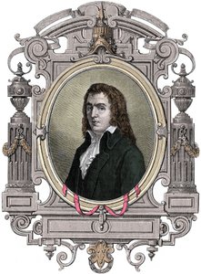 Fransız Devrimi: “” Francois Babeuf dit Gracchus (1760-1797) devrimcisinin portresi”” 19. yüzyıl gravürü. by Unknown artist