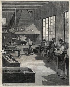 Galvanik kuyumcu: kalıpların hazırlanması. Adolphe BITARD