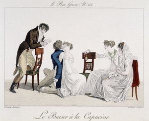Oyun: The Capuchine Kiss - “” The Good Genre””de, n¡65, 19. yüzyılın başları by Unknown artist