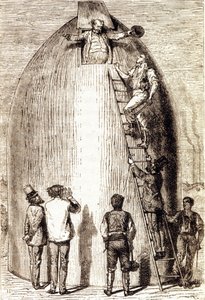 gr. Jules Verne'in "Dünyadan Ay'a" adlı kitabında by Unknown artist