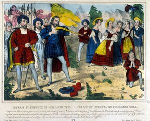 Guillaume Tell (William Tell) (İsviçre bağımsızlığının efsanevi kahramanı). Barbar Gesler, Guillaume Tell