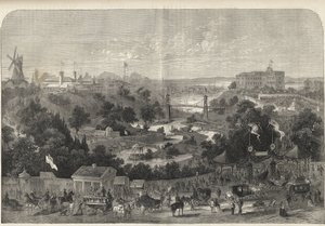 Hamburg - Almanya - Bahçıvanlık Sergisi 1869 - Hamburg - Uluslararası Bahçe Bitkileri Sergisi parkı by Unknown artist