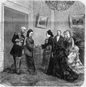 Elisabeth de Mac Mahon (1834-1900) ve Avusturyalı Impress Elisabeth de Wittelsbach (1837-1898) (Sissi) arasında, Fransa Cumhuriyeti Cumhurbaşkanı Patrice de Mac-Mahon
