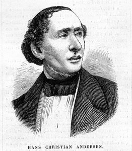 Hans Christian Andersen. Danimarkalı yazar 1805-1875 by Unknown artist