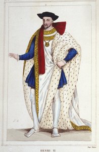 Henry II, Fransa Kralı (1519 - 1559) 1830 gravürü by Unknown artist