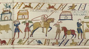 İşte Wadard, Bayeux Goblen (keten üzerine yün işlemesi) by Unknown artist