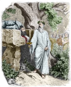 Galyalı bir Druid tarafından insan kurbanı - Anquetil