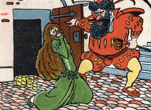 "Mavi Sakal" için illüstrasyon by Unknown Artist