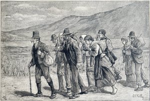 İrlanda: hasat için mevsimlik işçiler by Unknown artist