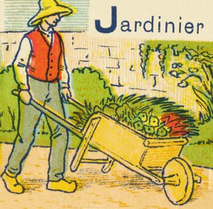 Bahçıvan olarak J by Unknown artist