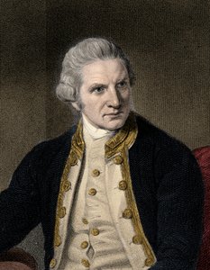 James Cook 1728-1779 - gravür - 19. yüzyıl by Unknown artist
