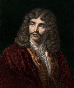 Jean Baptiste Poquelin Moliere 1622-1673 - gravür - 19. yüzyıl by Unknown artist