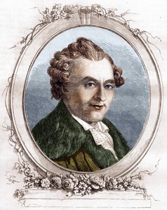 Jean Michel Sedaine. Fransız dramatik yazar 1719-1797. by Unknown artist
