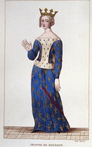 Jeanne de Bourbon (1338-1378). 1364