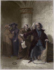 Vazgeçmeyi reddeden Praglı Jerome - Praglı Jerome (1379-1416) kilise reformcusu, sözünü geri almayı reddediyor - "" Halkın Oruçları veya Halkın Kahramanlık Eylemlerinin Tarihi ve Bilim, Sanat, Sanayi ve Tarım Üzerindeki Etkileri"nde Gravür Alphonse tarafın by Unknown artist