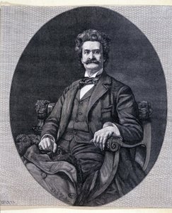 Johann II Strauss Jr. (1825-1899), Avusturyalı müzisyen. by Unknown artist