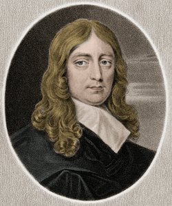 John Milton 1608-1674 - gravür - 19. yüzyıl by Unknown artist