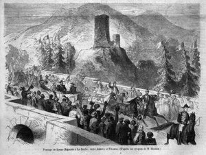 İmparator III. Napolyon (1808-1873) ve eşi Eugenie de Montijo