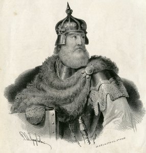 Kestutis - Litvanya Büyük Dükü ve Trakai Dükü 1297-1382 by Unknown artist