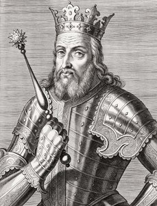 Portekiz Kralı IV. Afonso. Vesika. by Unknown artist